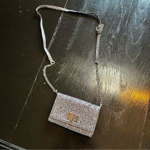 Free in Bundle Silver Sparkley Crossbody Rectangle Club Bag Concert One time use